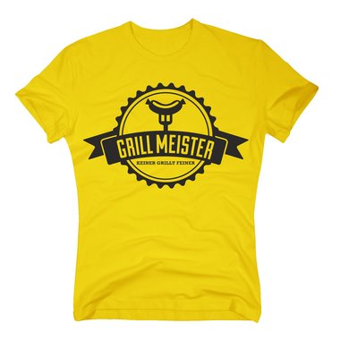 Grillmeister T-Shirt Herren - Keiner grillt feiner