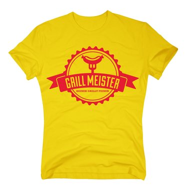 Grillmeister T-Shirt Herren - Keiner grillt feiner