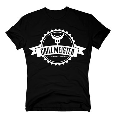 Grillmeister T-Shirt Herren - Keiner grillt feiner