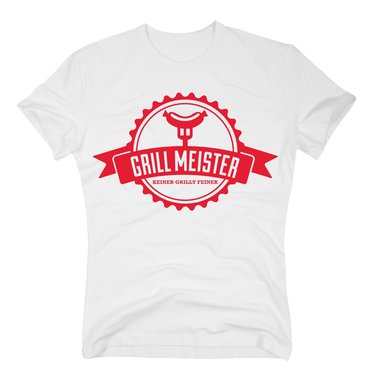 Grillmeister T-Shirt Herren - Keiner grillt feiner