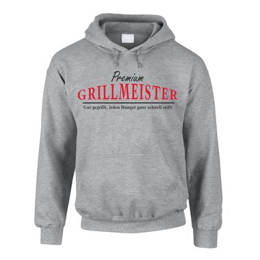 Herren Hoodie Premium Grillmeister - Gut gegrillt