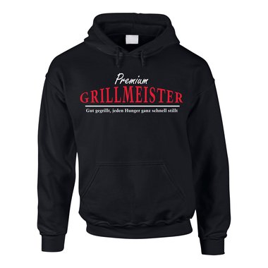 Herren Hoodie Premium Grillmeister - Gut gegrillt