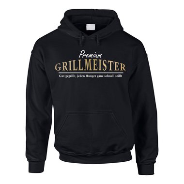 Herren Hoodie Premium Grillmeister - Gut gegrillt