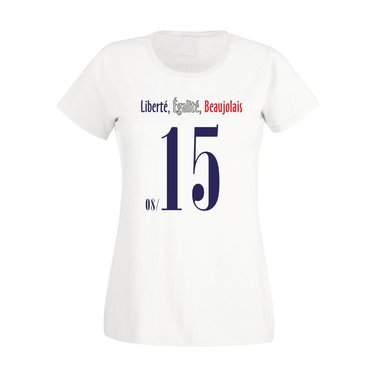 EM 2016 Damen T-Shirt - Liberté, Égalité, Beaujolais