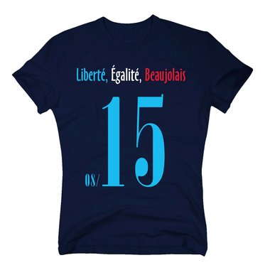 EM 2016 Herren T-Shirt - Liberté, Égalité, Beaujolais