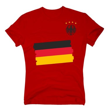 Herren T-Shirt - WM 18 Deutschland Shirt - Fußball Weltmeisterschaft