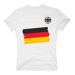 Herren T-Shirt - WM 18 Deutschland Shirt - Fußball...