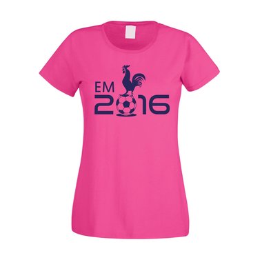 EM 2016 Hahn Damen T-Shirt