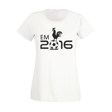 EM 2016 Hahn Damen T-Shirt