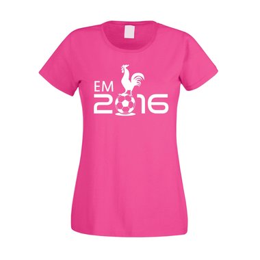 EM 2016 Hahn Damen T-Shirt