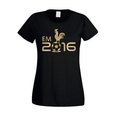 EM 2016 Hahn Damen T-Shirt