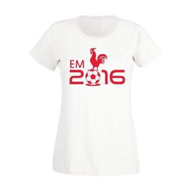 EM 2016 Hahn Damen T-Shirt