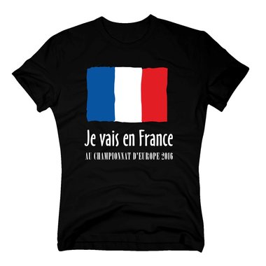 EM Herren T-Shirt - Je vais en France - Au championnat d´Europe 2016