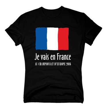 EM Herren T-Shirt - Je vais en France - Au championnat dEurope 2016