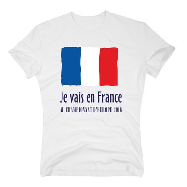 EM Herren T-Shirt - Je vais en France - Au championnat dEurope 2016