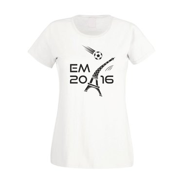 Damen T-Shirt EM 2016 - Eifelturm
