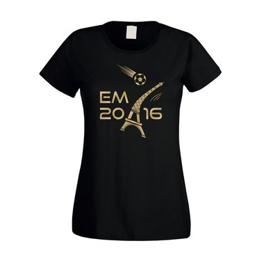 Damen T-Shirt EM 2016 - Eifelturm