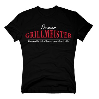 Premium Grillmeister T-Shirt Herren - Gut gegrillt
