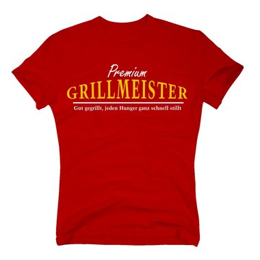 Premium Grillmeister T-Shirt Herren - Gut gegrillt