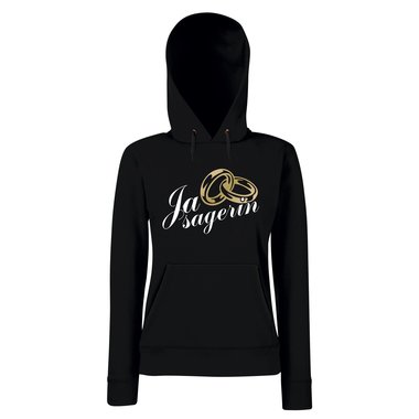 Junggesellinnenabschied Hoodie Damen - Ja Sagerin