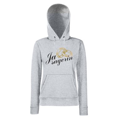 Junggesellinnenabschied Hoodie Damen - Ja Sagerin