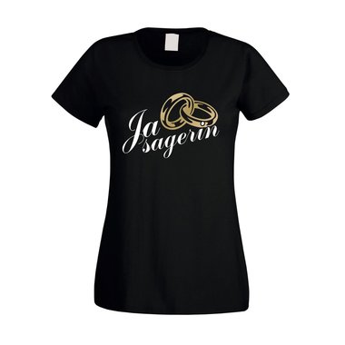 Junggesellinnenabschied T-Shirt Damen - Ja Sagerin