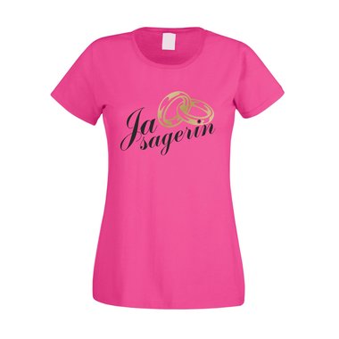 Junggesellinnenabschied T-Shirt Damen - Ja Sagerin