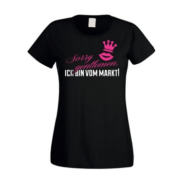 JGA T-Shirt Damen - Sorry Gentlemen ich bin vom Markt