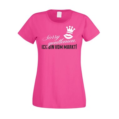 JGA T-Shirt Damen - Sorry Gentlemen ich bin vom Markt