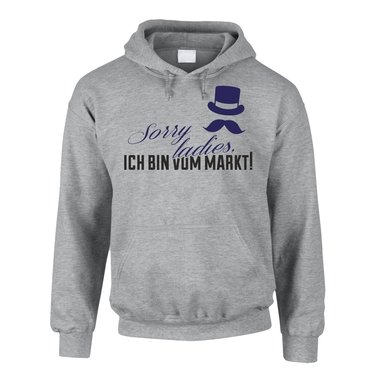 JGA Herren Hoodie - Sorry Ladies, ich bin vom Markt