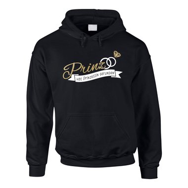 JGA Herren Hoodie - Prinz hat Prinzessin gefunden