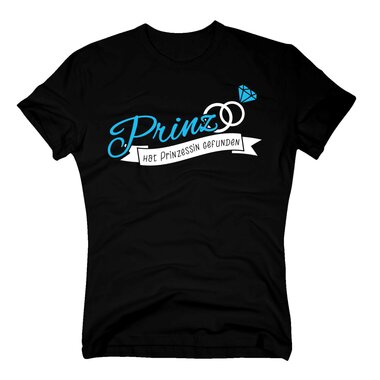 JGA Herren T-Shirt - Prinz hat Prinzessin gefunden