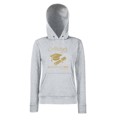 Damen Hoodie - Abitur 2018 loading mit Doktorhut