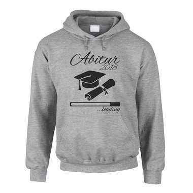 Herren Hoodie - Abitur 2018 loading mit Doktorhut