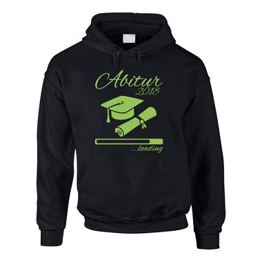 Herren Hoodie - Abitur 2018 loading mit Doktorhut