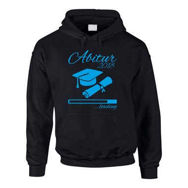 Herren Hoodie - Abitur 2018 loading mit Doktorhut