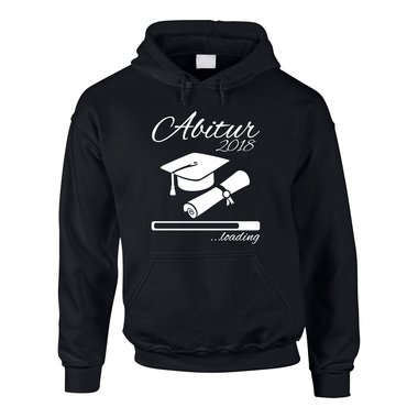 Herren Hoodie - Abitur 2018 loading mit Doktorhut