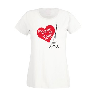 Radsport Damen T-Shirt - Au Coeur du Tour