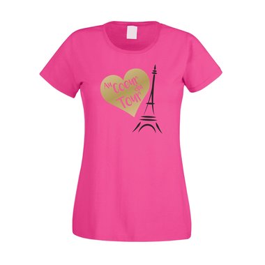 Radsport Damen T-Shirt - Au Coeur du Tour