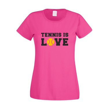Tennis is Love - Damen T-Shirt