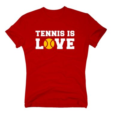 Tennis T-Shirt Herren - Tennis is Love