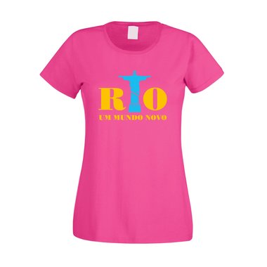 Damen T-Shirt - Rio - Um mundo novo