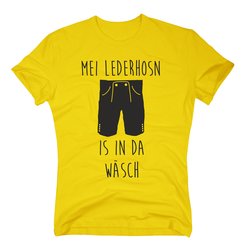 T-Shirt Mei Lederhosn is in da wäsch Oktoberfest