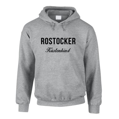 Rostocker Kstenkind Hoodie Herren grau XXL