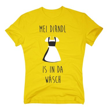 Oktoberfest T-Shirt Herren - Mei DIRNDL is in da Wsch