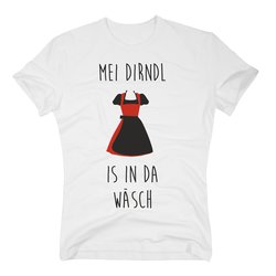 Oktoberfest T-Shirt Herren - Mei DIRNDL is in da Wsch