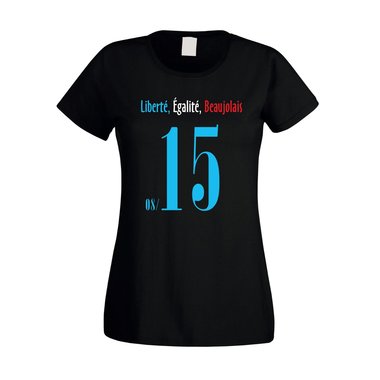 EM 2016 Damen T-Shirt - Libert, galit, Beaujolais fuchsia-dunkelblau XS