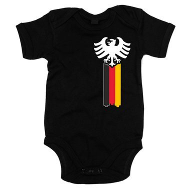 Baby Body - Deutschland Adler dunkelblau-weiss 50-62