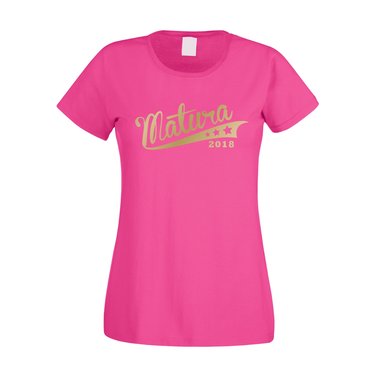 Damen T-Shirt - Matura 2018 - mit Sternen