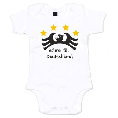 Baby Body - Schrei für Deutschland - EM WM Strampler